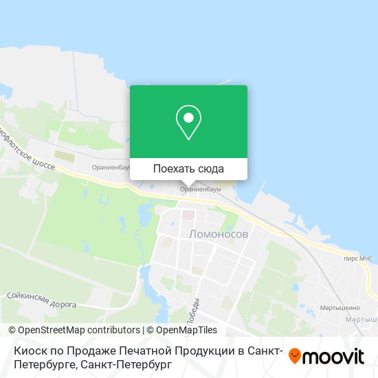 Карта Киоск по Продаже Печатной Продукции в Санкт-Петербурге