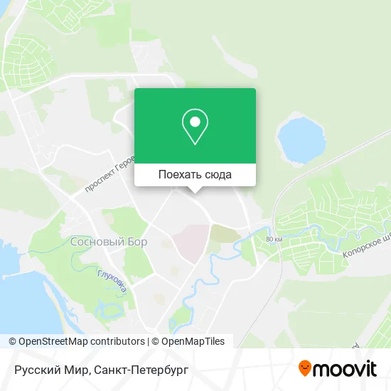 Карта Русский Мир