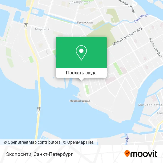 Карта Экспосити