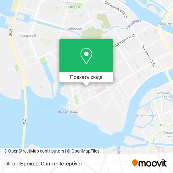 Карта Атон-Брокер