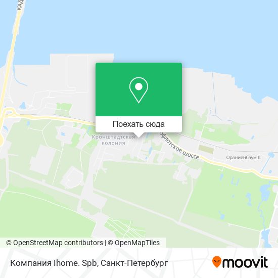 Карта Компания Ihome. Spb
