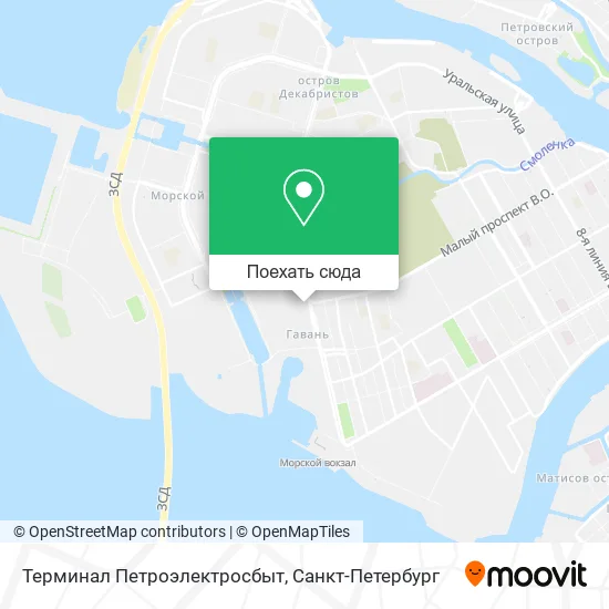 Карта Терминал Петроэлектросбыт