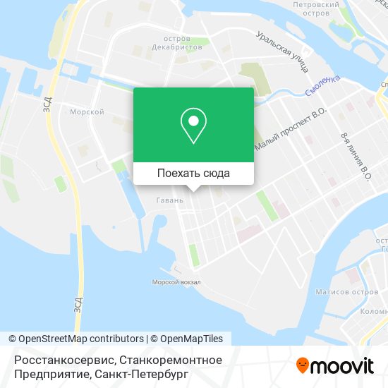 Карта Росстанкосервис, Станкоремонтное Предприятие