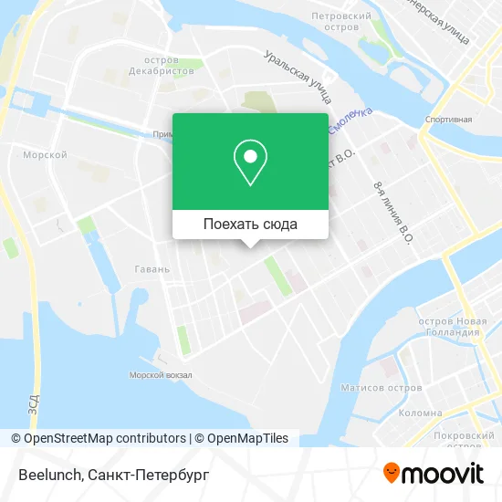 Карта Beelunch