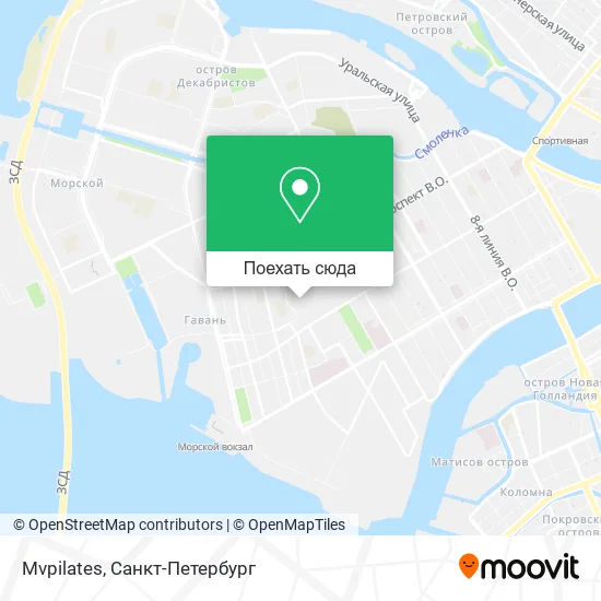 Карта Mvpilates
