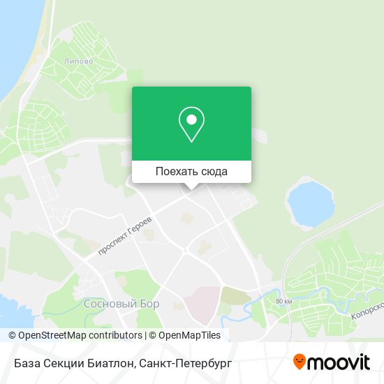 Карта База Секции Биатлон