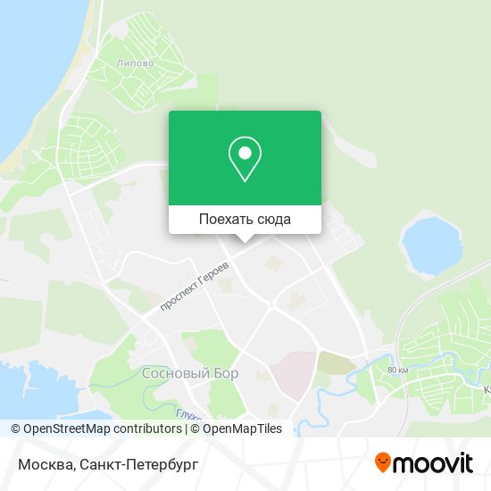 Карта Москва