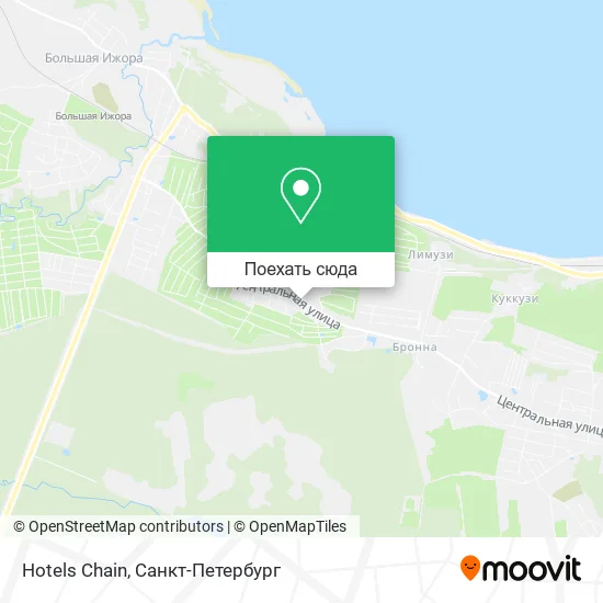 Карта Hotels Chain