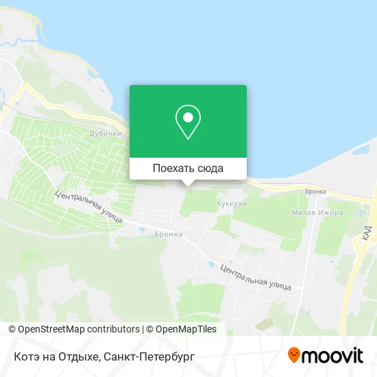 Карта Котэ на Отдыхе