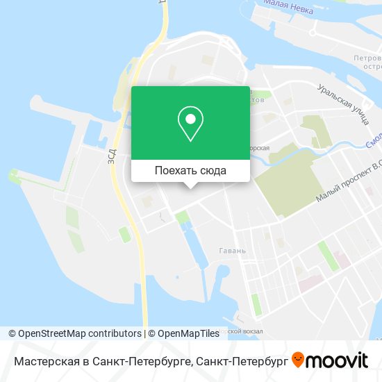Карта Мастерская в Санкт-Петербурге