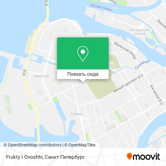 Карта Frukty I Ovoshhi