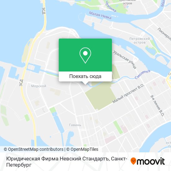 Карта Юридическая Фирма Невский Стандартъ