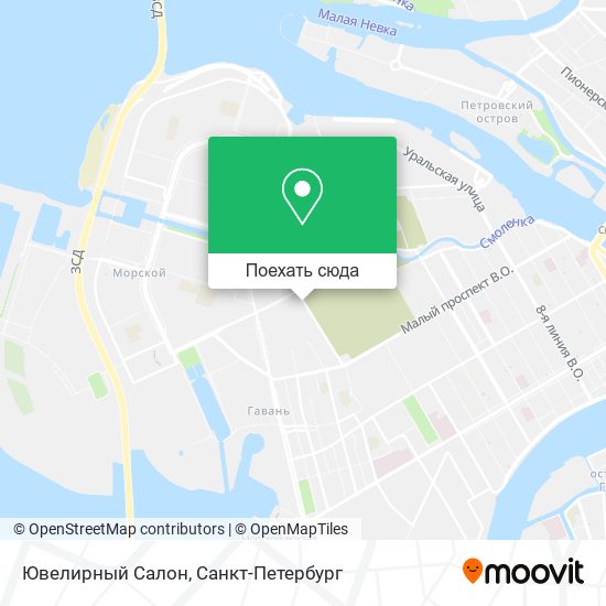 Карта Ювелирный Салон