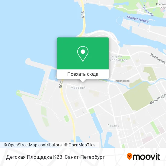 Карта Детская Площадка К23