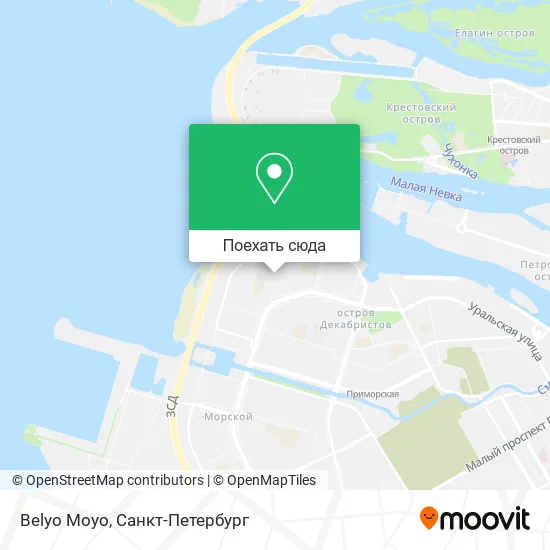 Карта Belyo Moyo