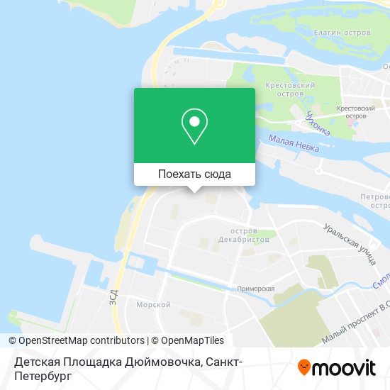 Карта Детская Площадка Дюймовочка