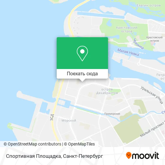 Карта Спортивная Площадка