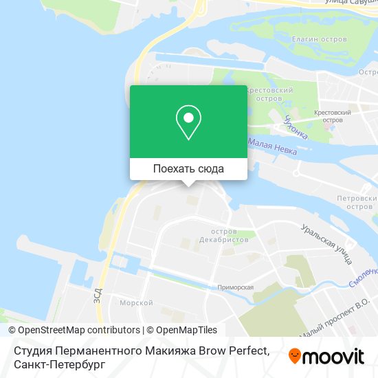 Карта Студия Перманентного Макияжа Brow Perfect