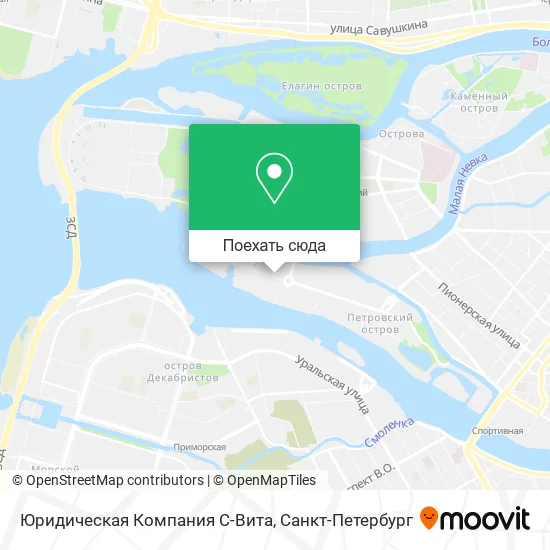 Карта Юридическая Компания С-Вита