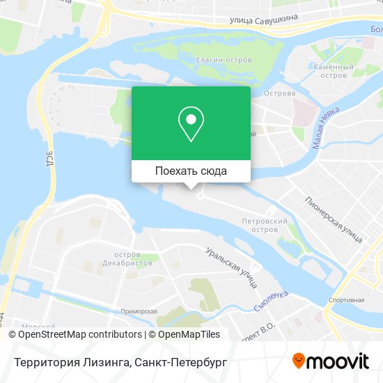Карта Территория Лизинга