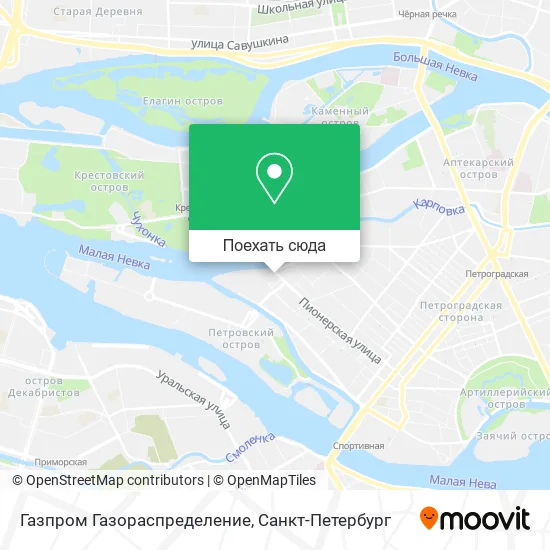 Карта Газпром Газораспределение
