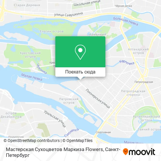 Карта Мастерская Сухоцветов Маркиза Flowers