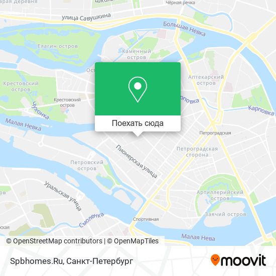 Карта Spbhomes.Ru