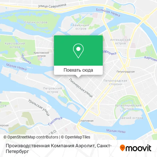 Карта Производственная Компания Аэролит