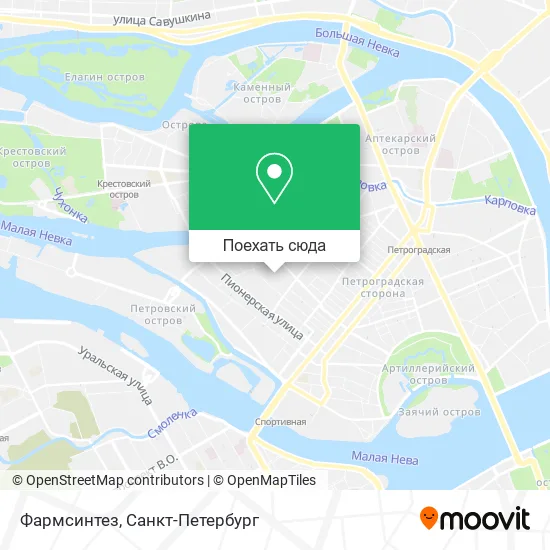 Карта Фармсинтез