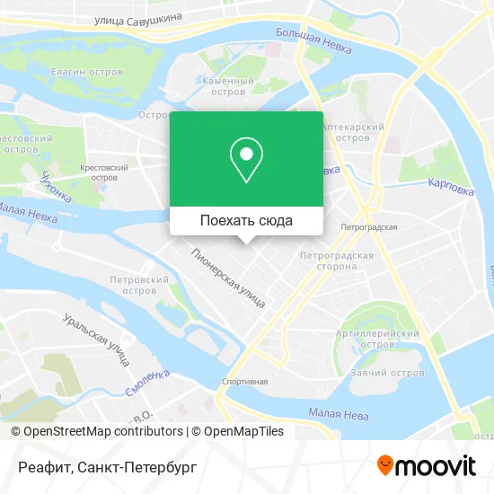 Карта Реафит