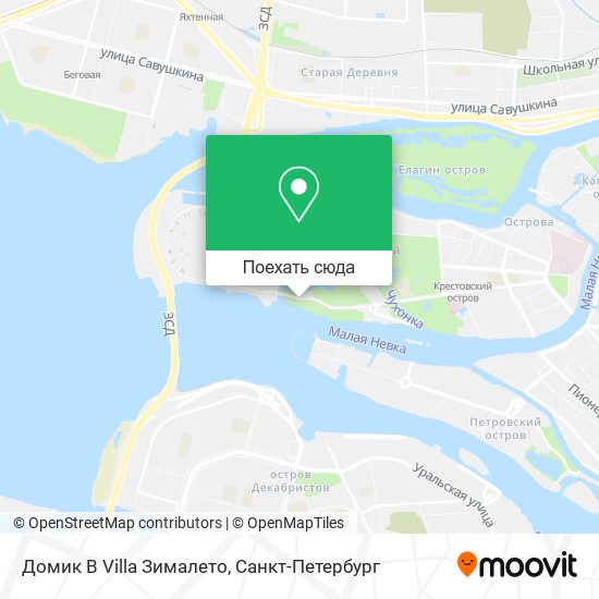 Карта Домик В Villa Зималето