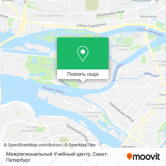 Карта Межрегиональный Учебный центр