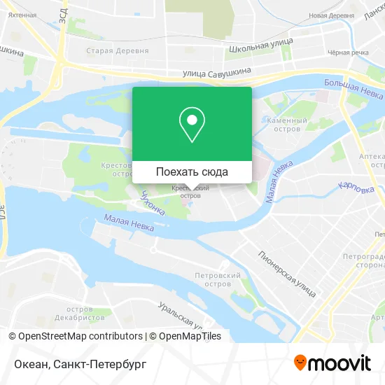 Карта Океан