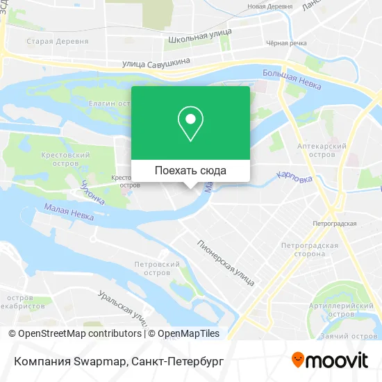 Карта Компания Swapmap