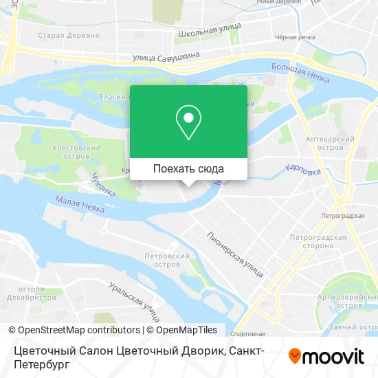 Карта Цветочный Салон Цветочный Дворик