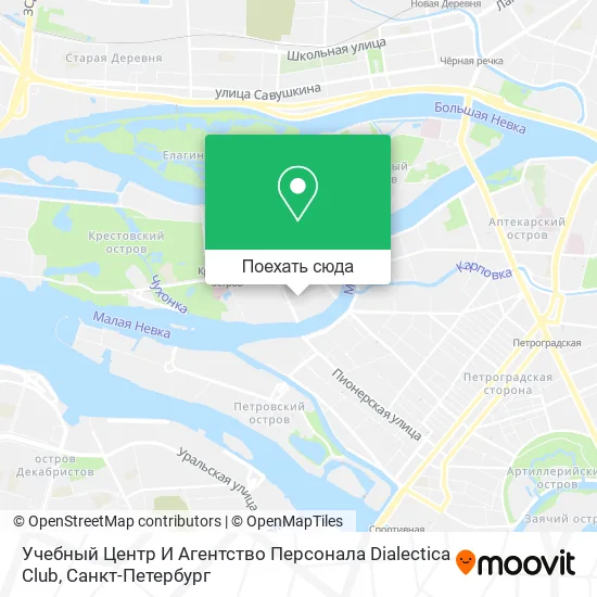Карта Учебный Центр И Агентство Персонала Dialectica Club