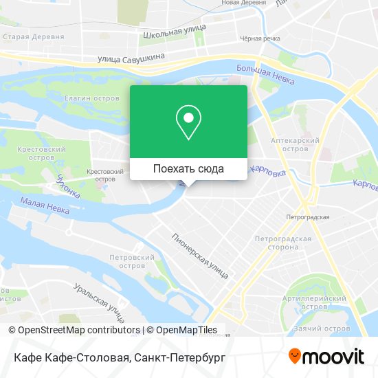 Карта Кафе Кафе-Столовая