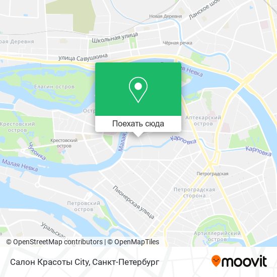 Карта Салон Красоты City