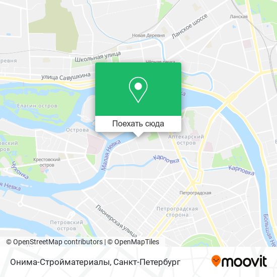 Карта Онима-Стройматериалы