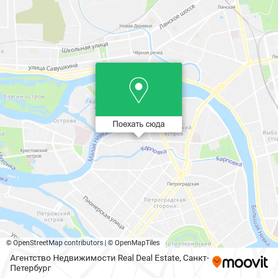 Карта Агентство Недвижимости Real Deal Estate