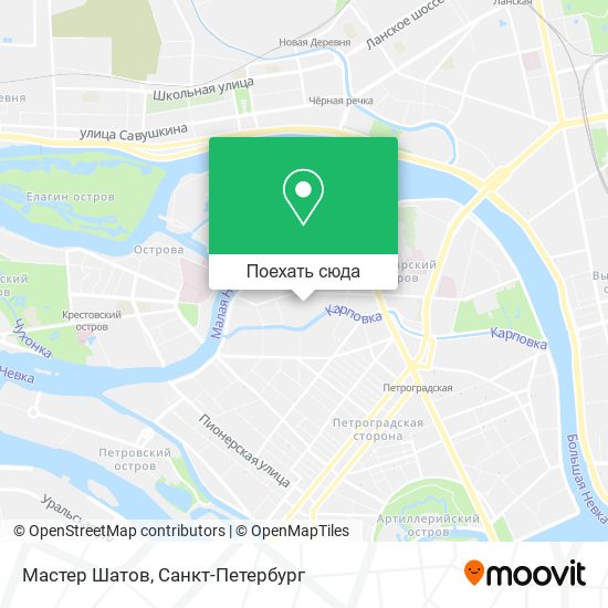 Карта Мастер Шатов
