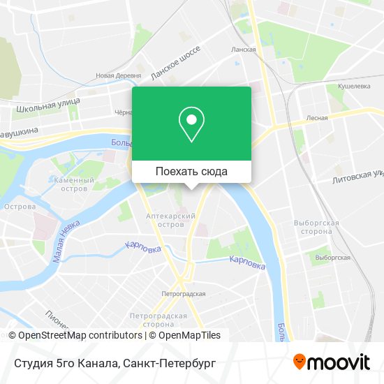 Карта Студия 5го Канала