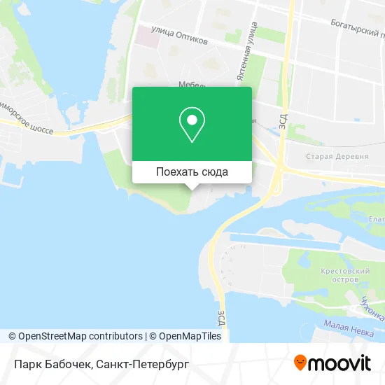 Карта Парк Бабочек
