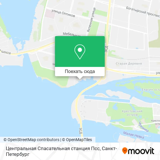 Карта Центральная Спасательная станция Псс