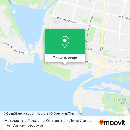 Карта Автомат по Продаже Контактных Линз Линзы-Тут