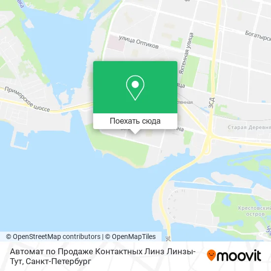 Карта Автомат по Продаже Контактных Линз Линзы-Тут
