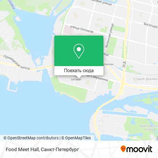 Карта Food Meet Hall