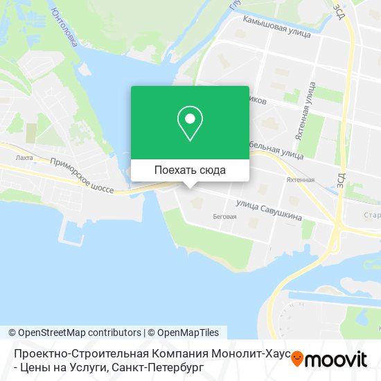 Карта Проектно-Строительная Компания Монолит-Хаус - Цены на Услуги