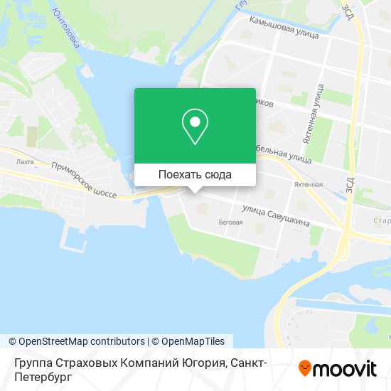 Карта Группа Страховых Компаний Югория