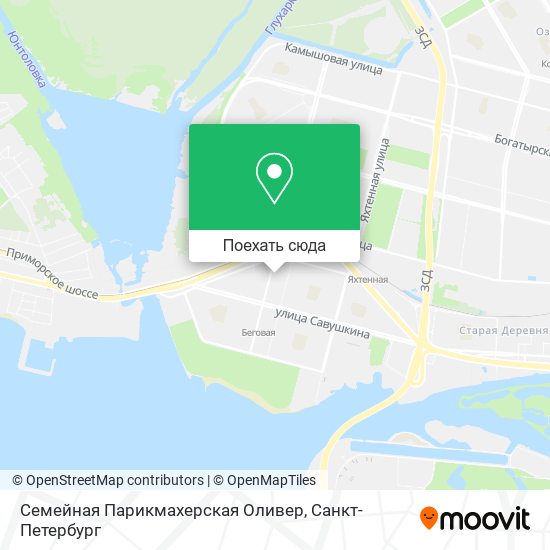 Карта Семейная Парикмахерская Оливер